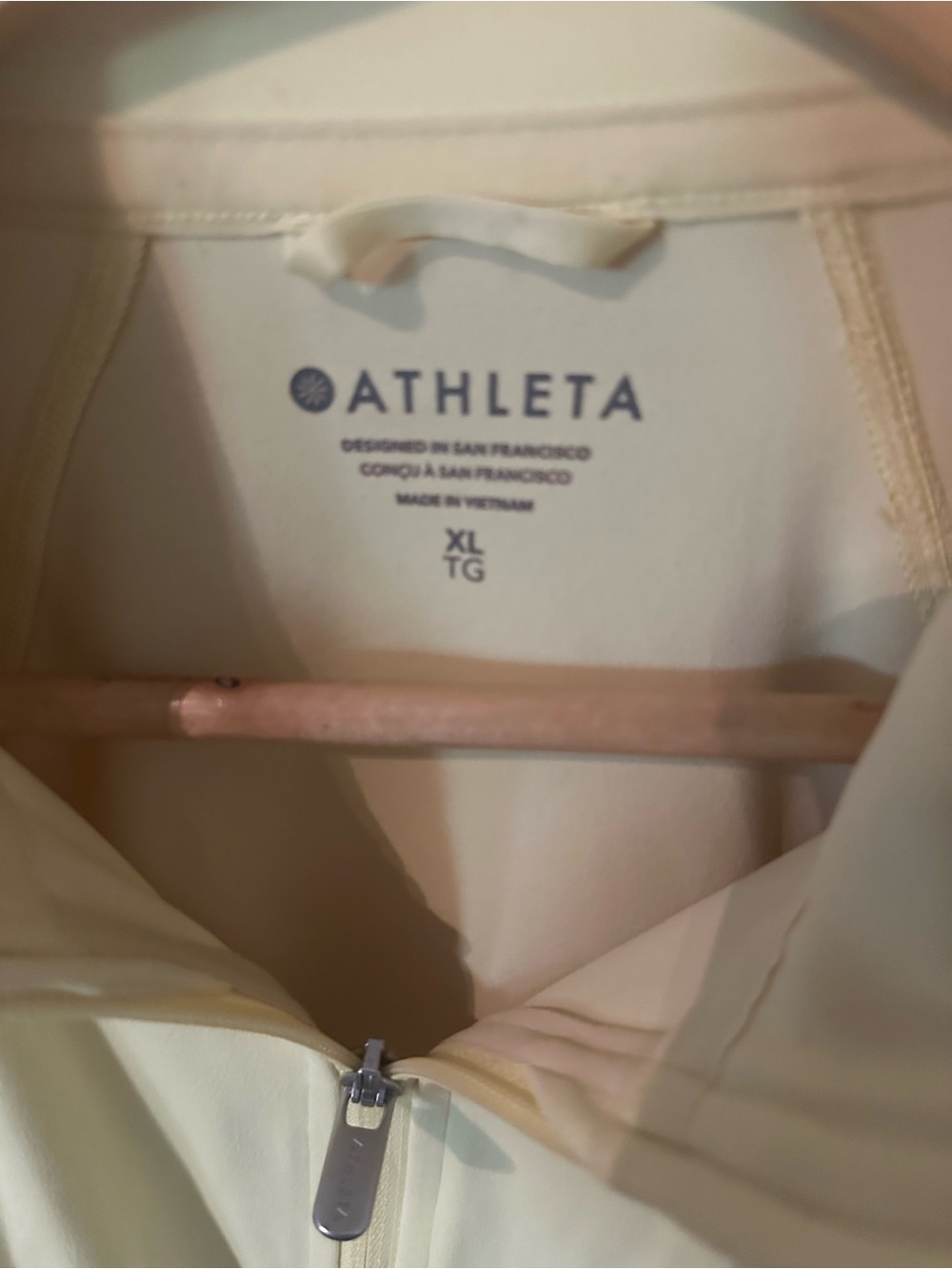 Athleta Women's Citron Yellow Zip-Up Jacket size XL cropped - Picture 3 of 11